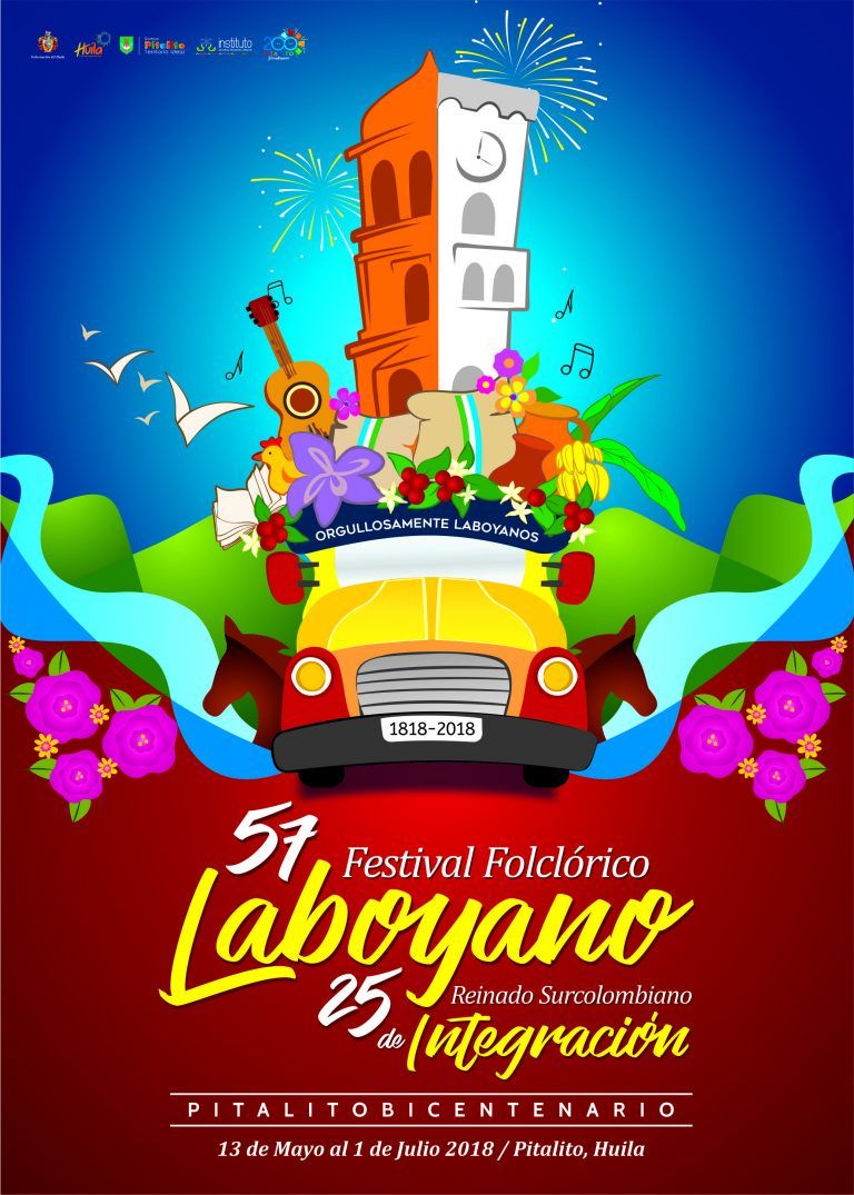  Festival Folclrico Laboyano Y Reinado Surcolombiano De Integracion 2016 [PITALITO] 