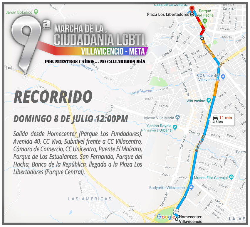  9 Marcha de la Ciudadana LGBTI Villavicencio 2018 [VILLAVICENCIO] 