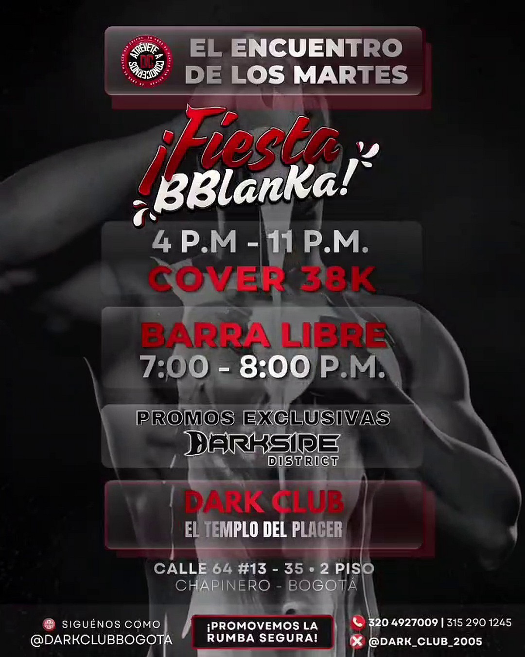 DARK CLUB · NUDIST SEX CLUB en BOGOT�