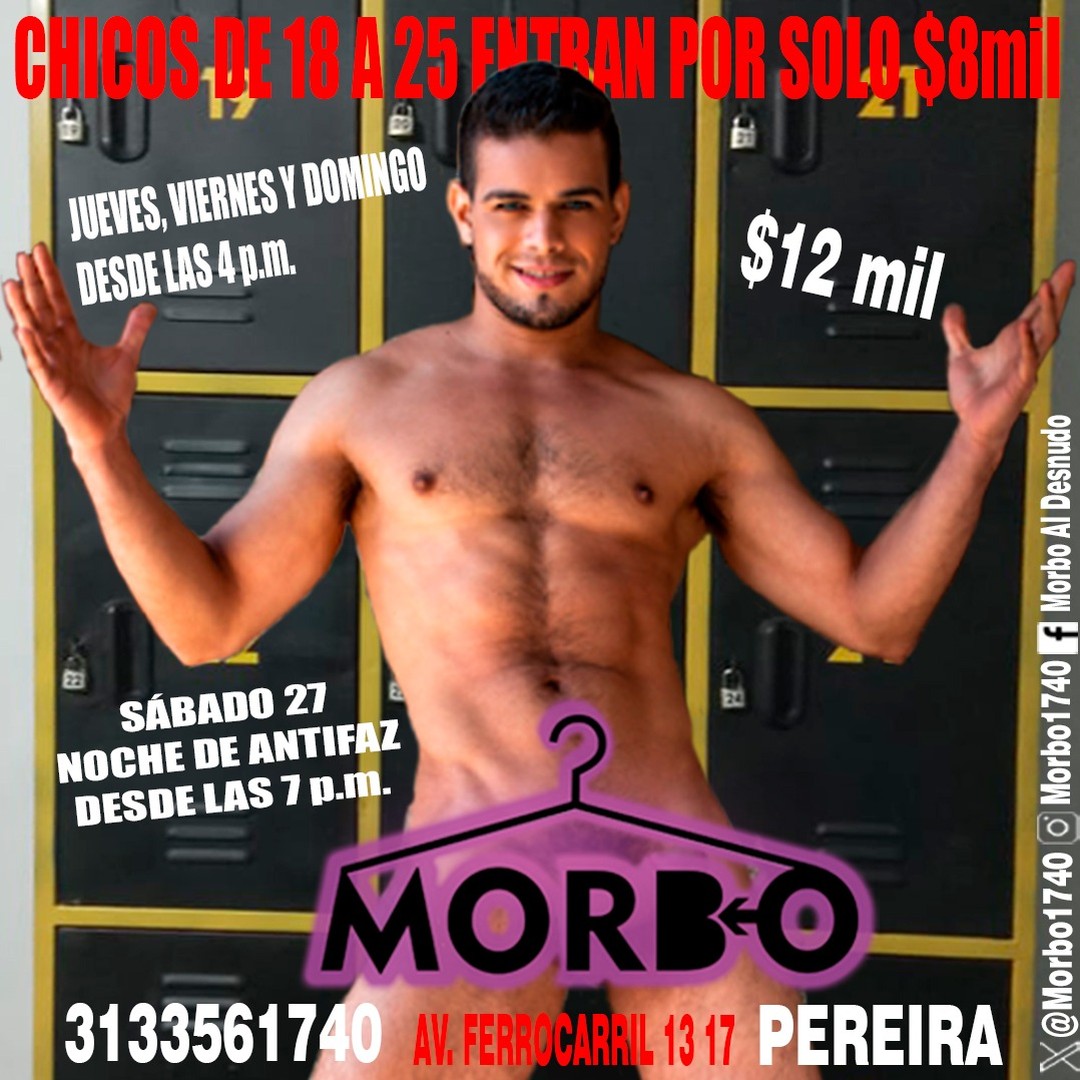MORBO · HOMBRES AL DESNUDO en PEREIRA