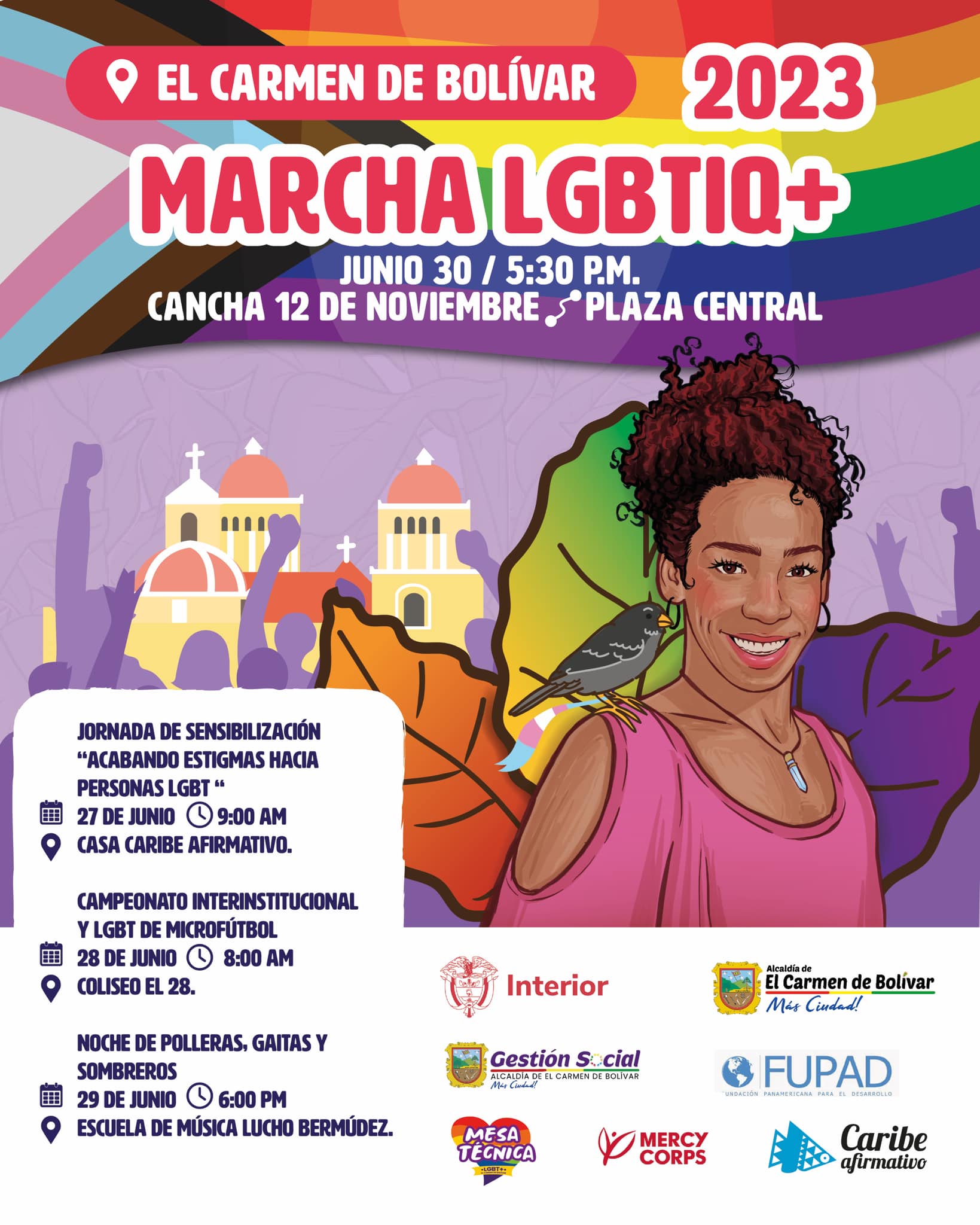 Marcha LGBTIQ+ El Carmen De Bol�var 2023