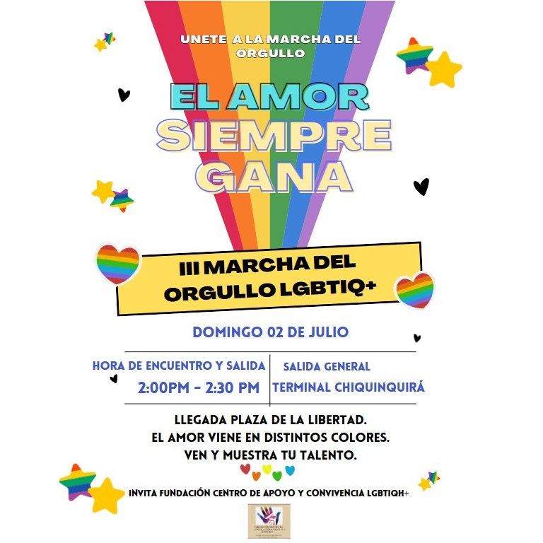 3� Marcha Del Orgullo LGBTIQ+ Chiquinquir� 2023