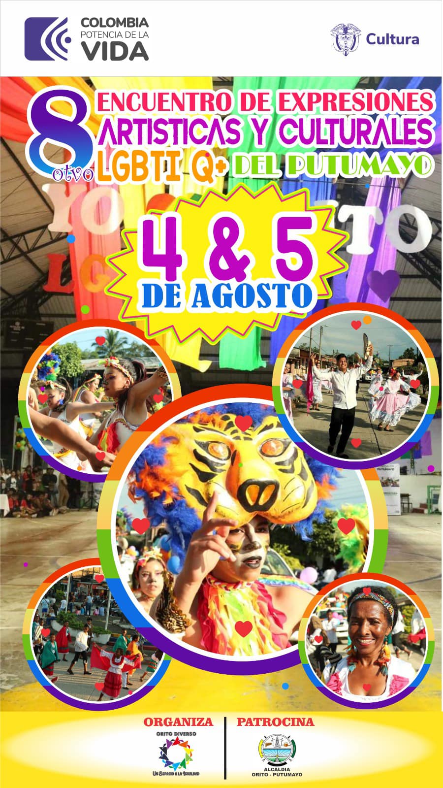 8� Festival Encuentro de Expresiones Art�sticas y Culturales LGBTIQ+ del Putumayo · Orito 2023