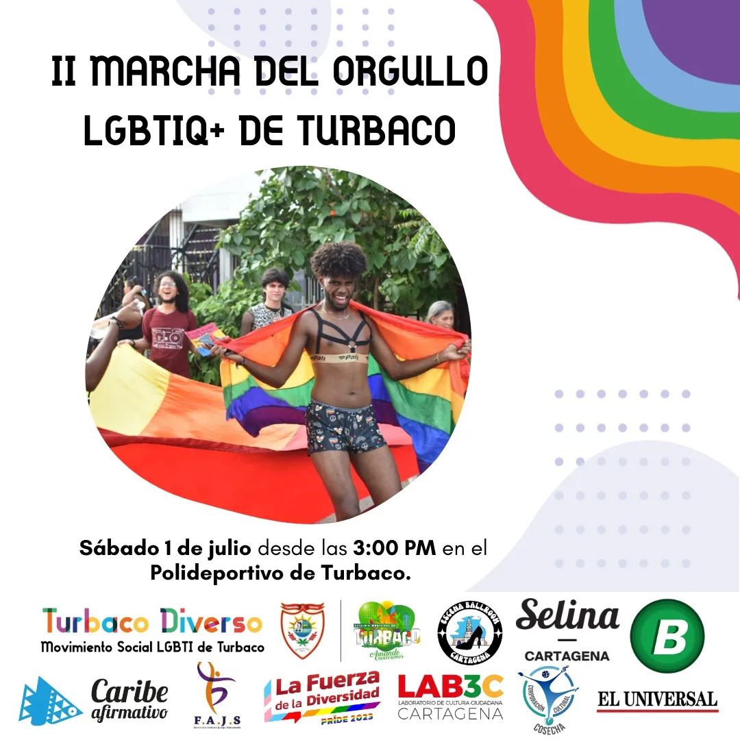 2� Marcha Del Orgullo LGBTIQ+ De Turbaco 2023