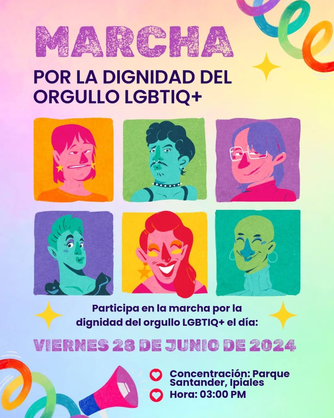 4� Marcha por la Dignidad del Orgullo LGBTIQ+ Ipiales 2024