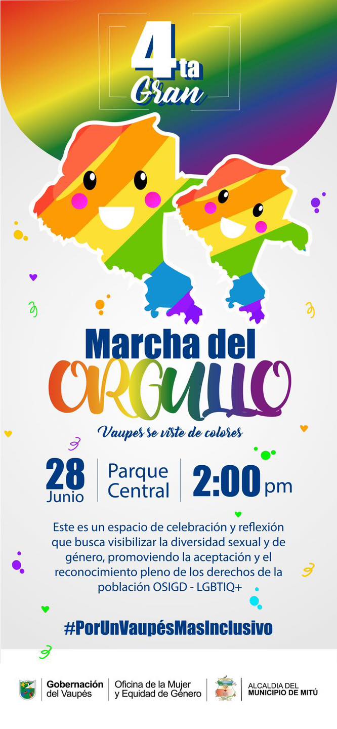 4� Gran Marcha Del Orgullo LGBTQ+ Vaupes 2024
