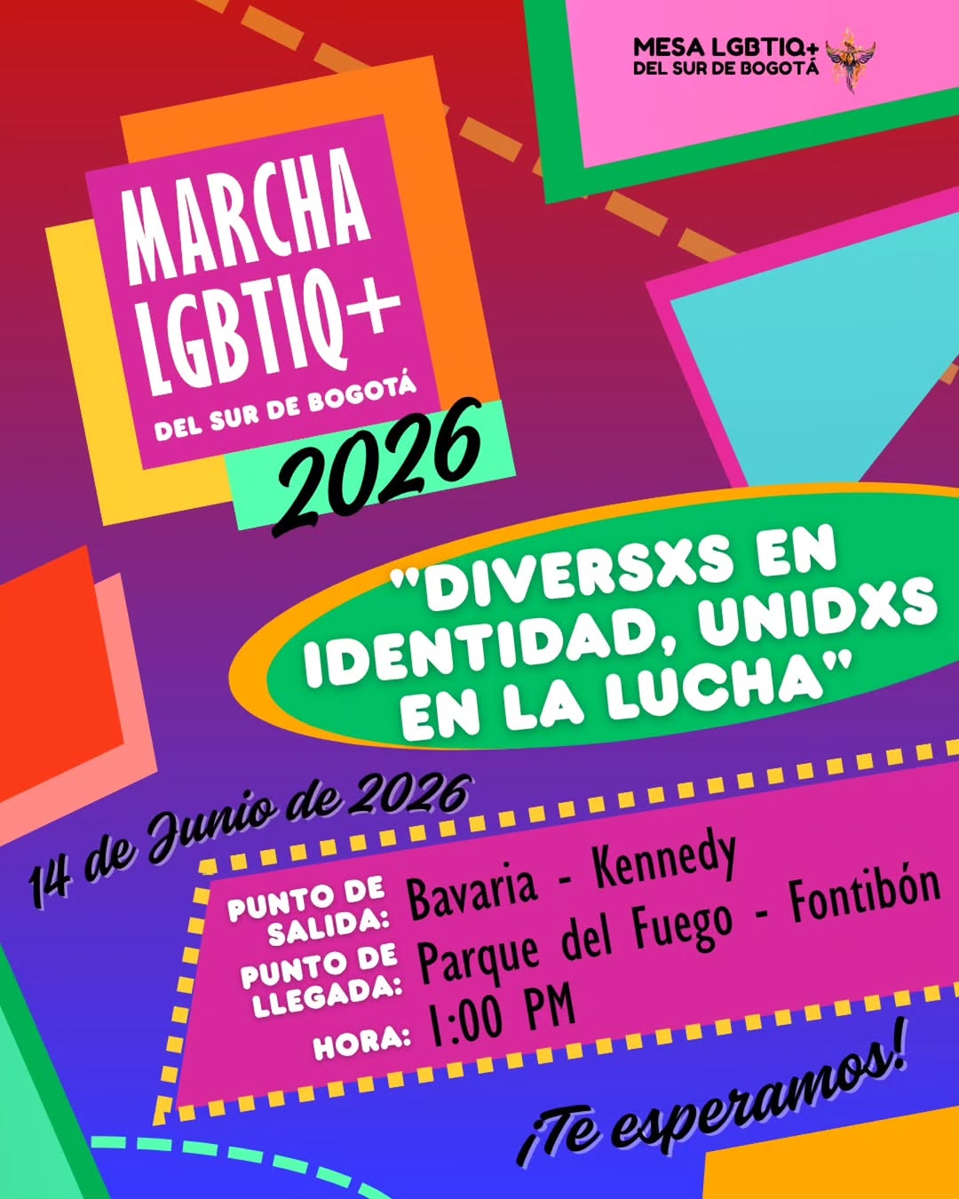 18� Marcha LGBTIQ+ Del Sur De Bogot�