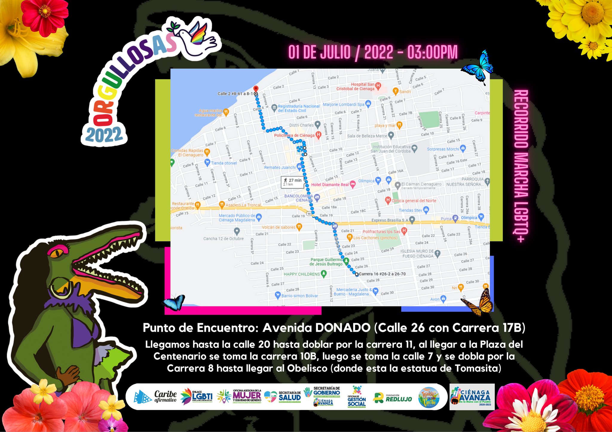  Gran Marcha Del Orgullo LGBTQ+ Ci�naga 2022 [CI�NAGA] 
