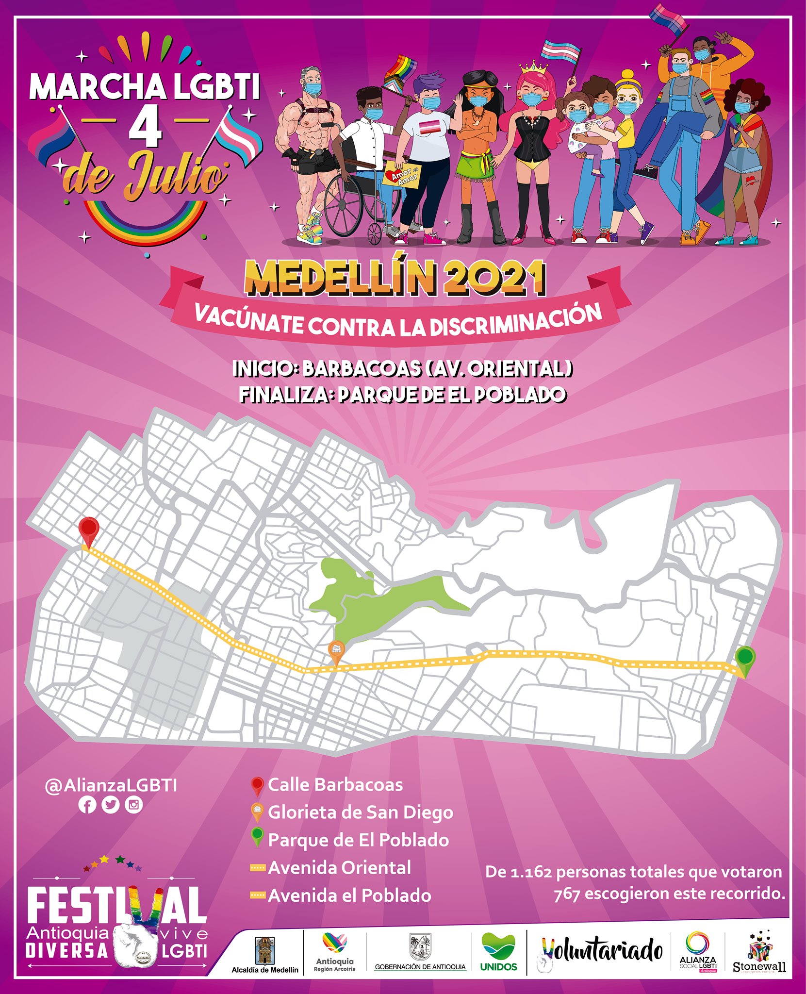  Marcha Por Los Derechos Y El Orgullo LGBTI - Medellin 2021 [MEDELL�N] 