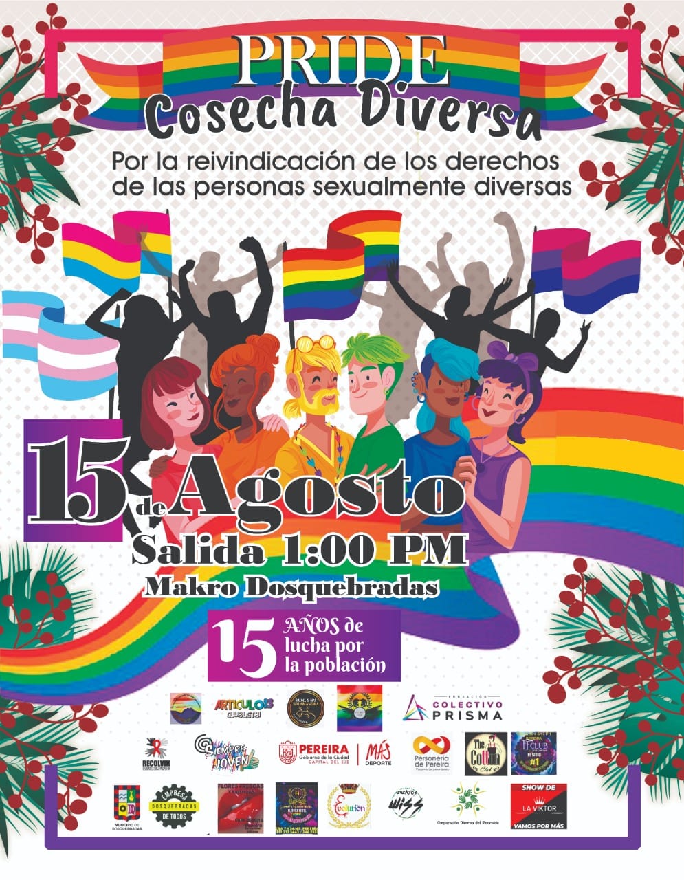  15� Desfile De La Diversidad Sexual - Pride Cosecha Diversa 2021 Risaralda [PEREIRA] 