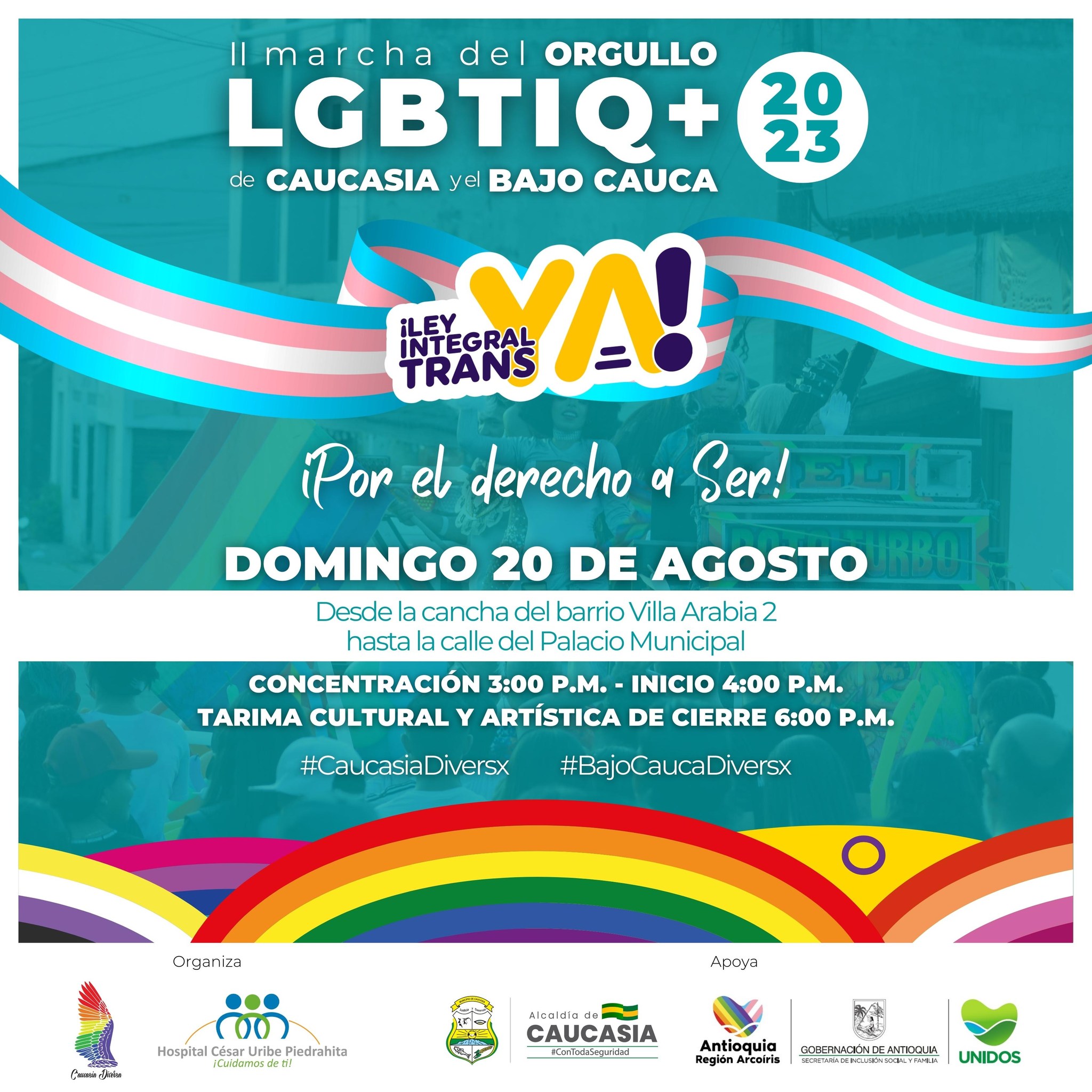 2 Marcha Del Orgullo LGBTQ+ De Caucasia Y El Bajo Cauca 2023