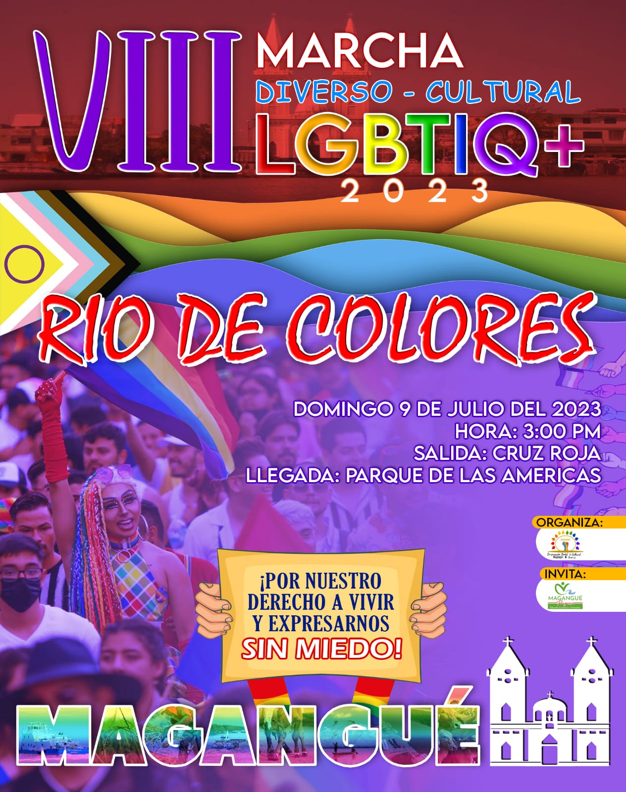 8 Marcha Diverso Cultural LGBTIQ+ Magangué 2023