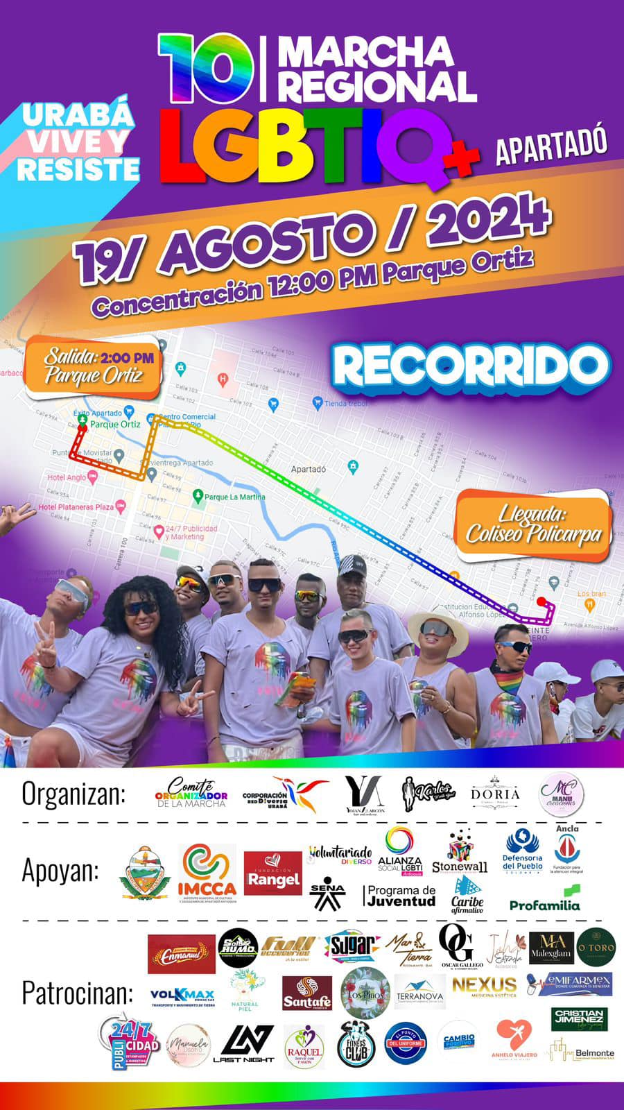 10� Marcha Regional LGTBIQ+ Apartad� 2024