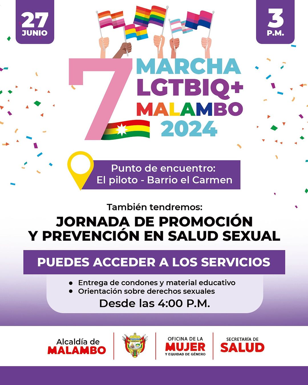 7 Marcha del Orgullo LGBTIQ+ Malambo 2024
