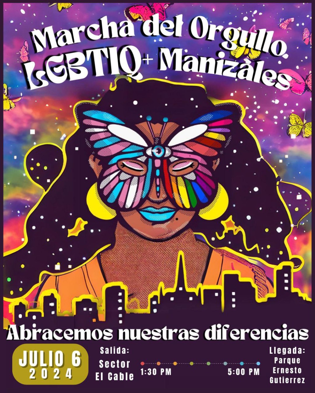 Marcha del Orgullo LGBTIQ+ de Manizales 2024