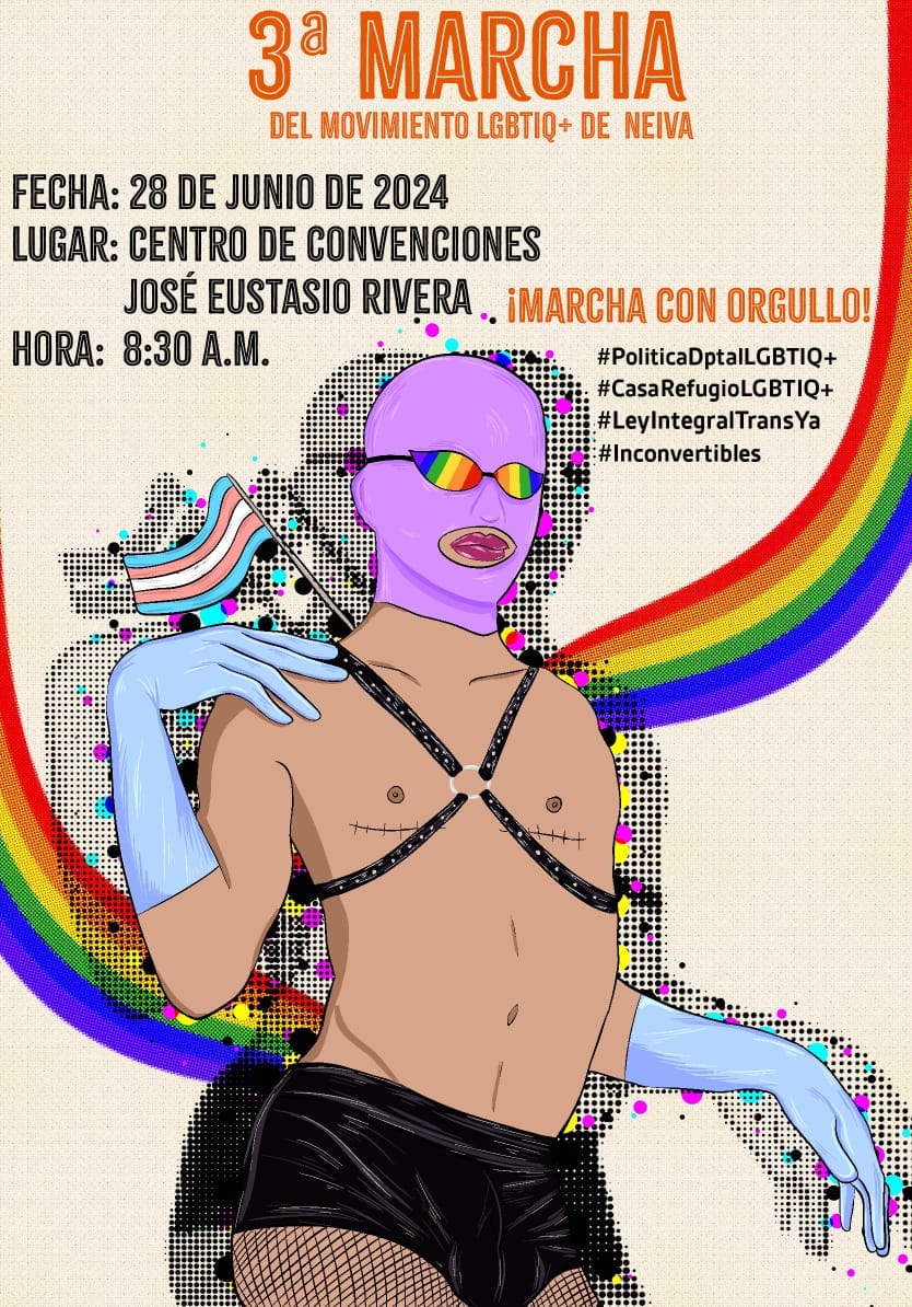 3 Marcha Del Movimiento LGBTIQ+ Neiva 2024