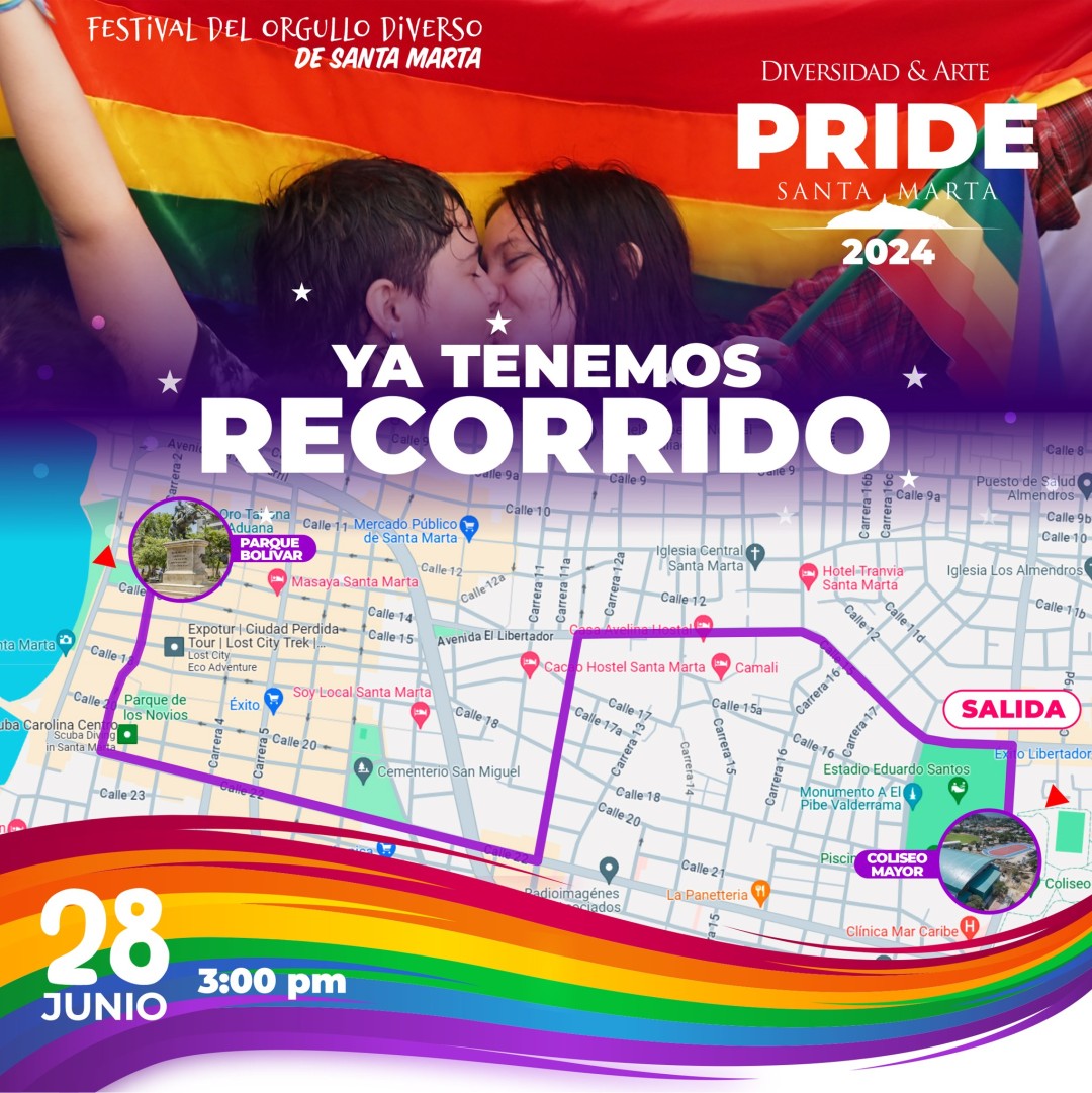 Marcha del Orgullo LGBTIQ+ Santa Marta 2024