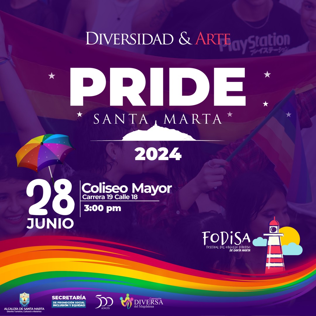 Marcha del Orgullo LGBTIQ+ Santa Marta 2024