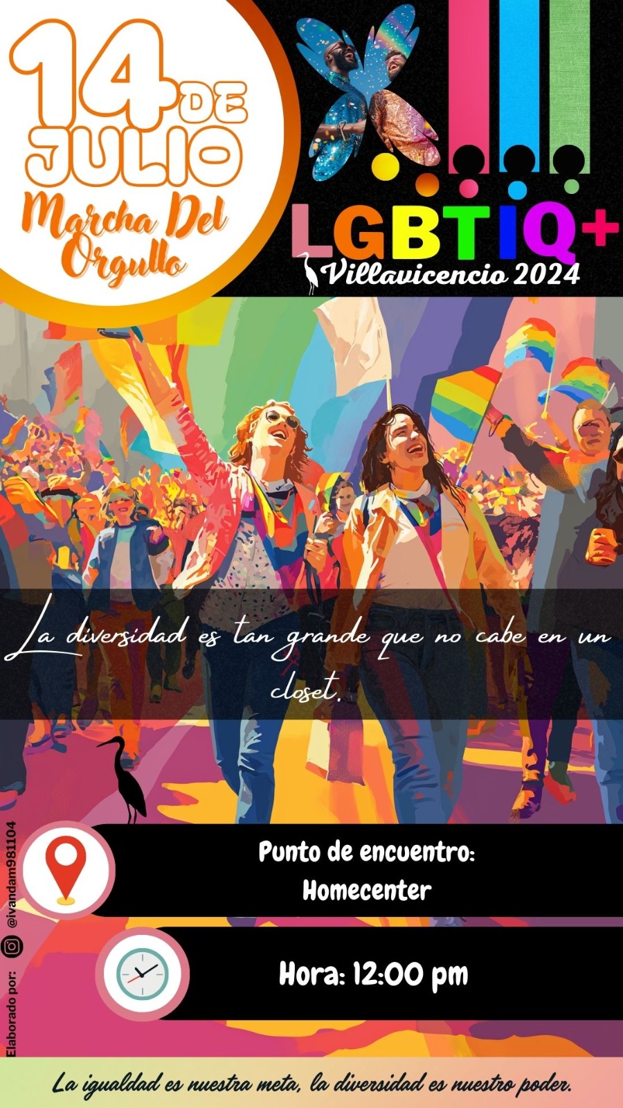  13 Marcha de la Ciudadana LGBTI Villavicencio 2024 [VILLAVICENCIO]