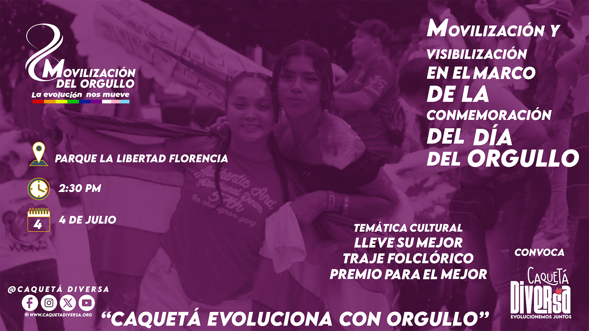 8� Marcha Del Orgullo LGBTI � Florencia 2025