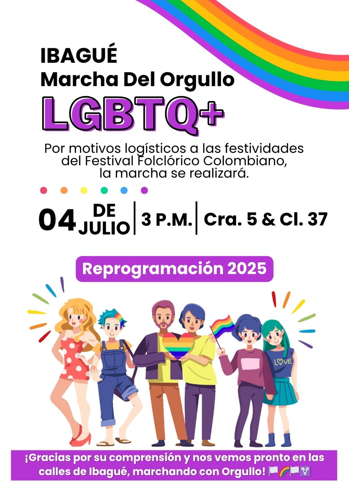 Marcha Del Orgullo LGBTIQ+ Ibagu� 2025