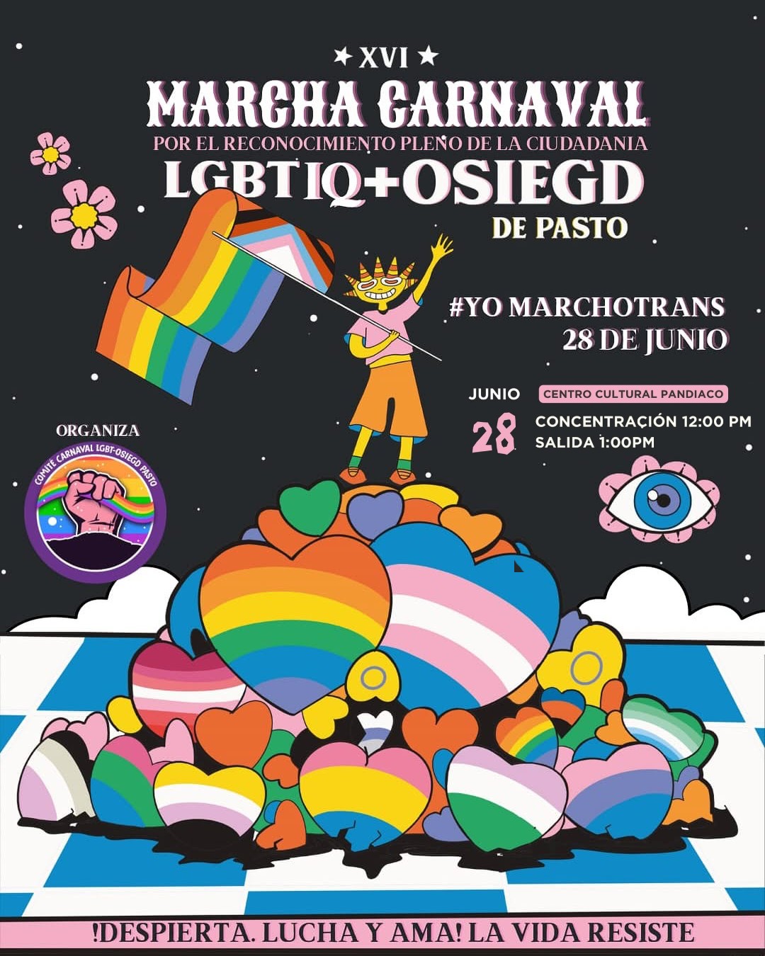 16� Carnaval Por El Reconocimiento Pleno De La Ciudadania Plena LGBT-OSIGD De Pasto 2025