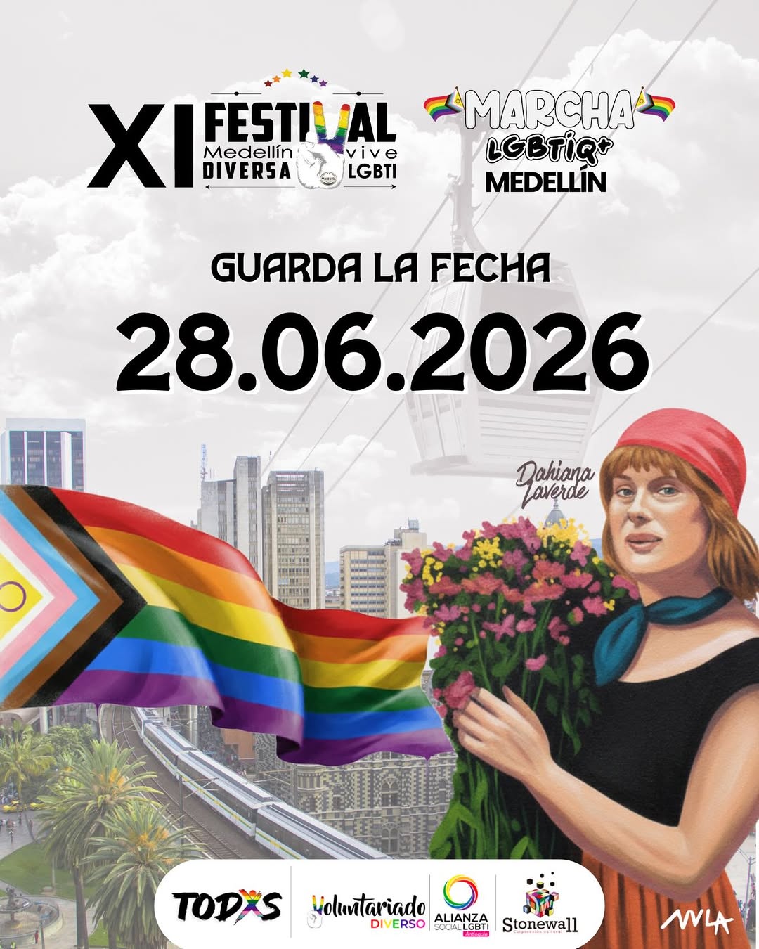 Marcha LGBTIQ Medellin 2026