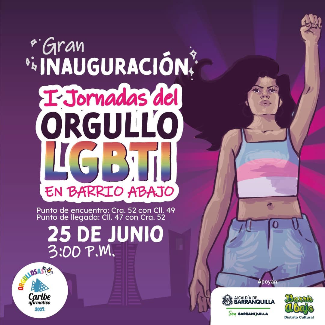  1 Jornadas Del Orgullo LGBTI en Barrio Abajo 2022