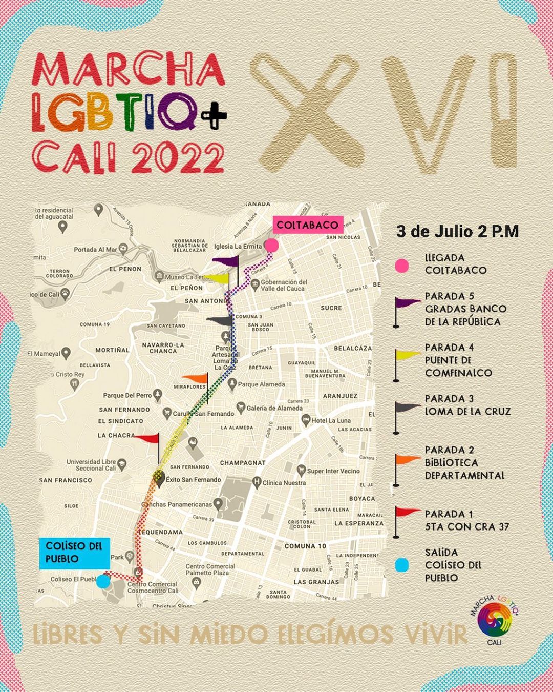  16 Marcha LGBTIQ+ Cali 2022 [CALI] 