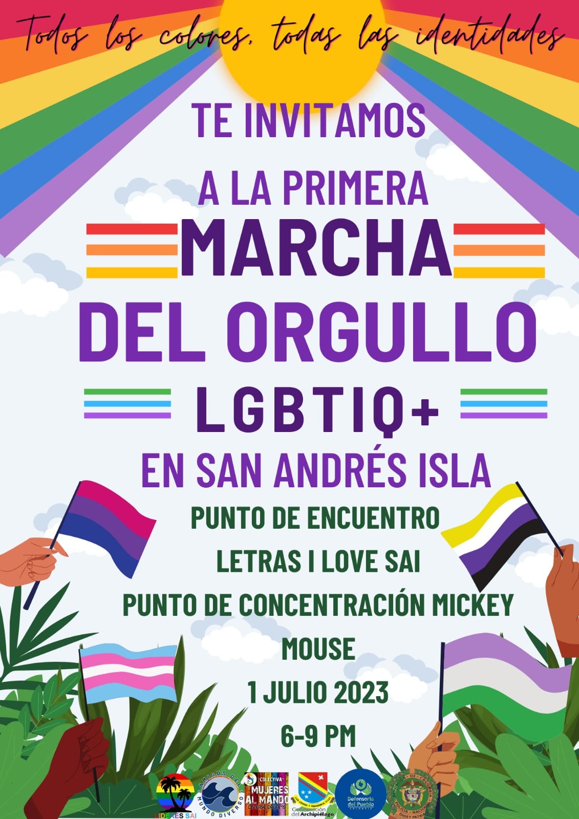 1 Marcha LGBTIQ+ San Andrs Islas 2023