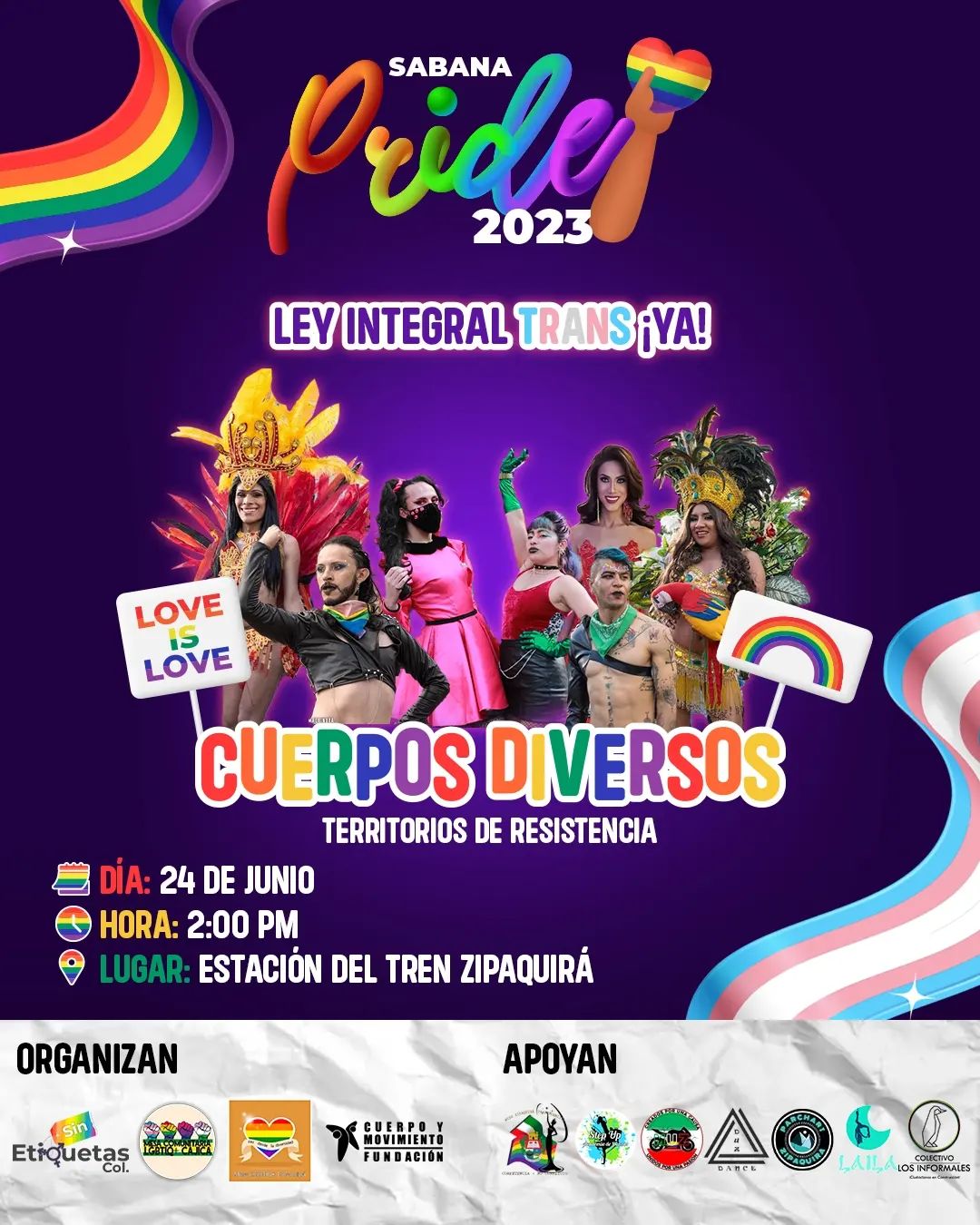 Sabana Pride 2023 - 3 Marcha LGBTIQ+ Zipaquir 2023