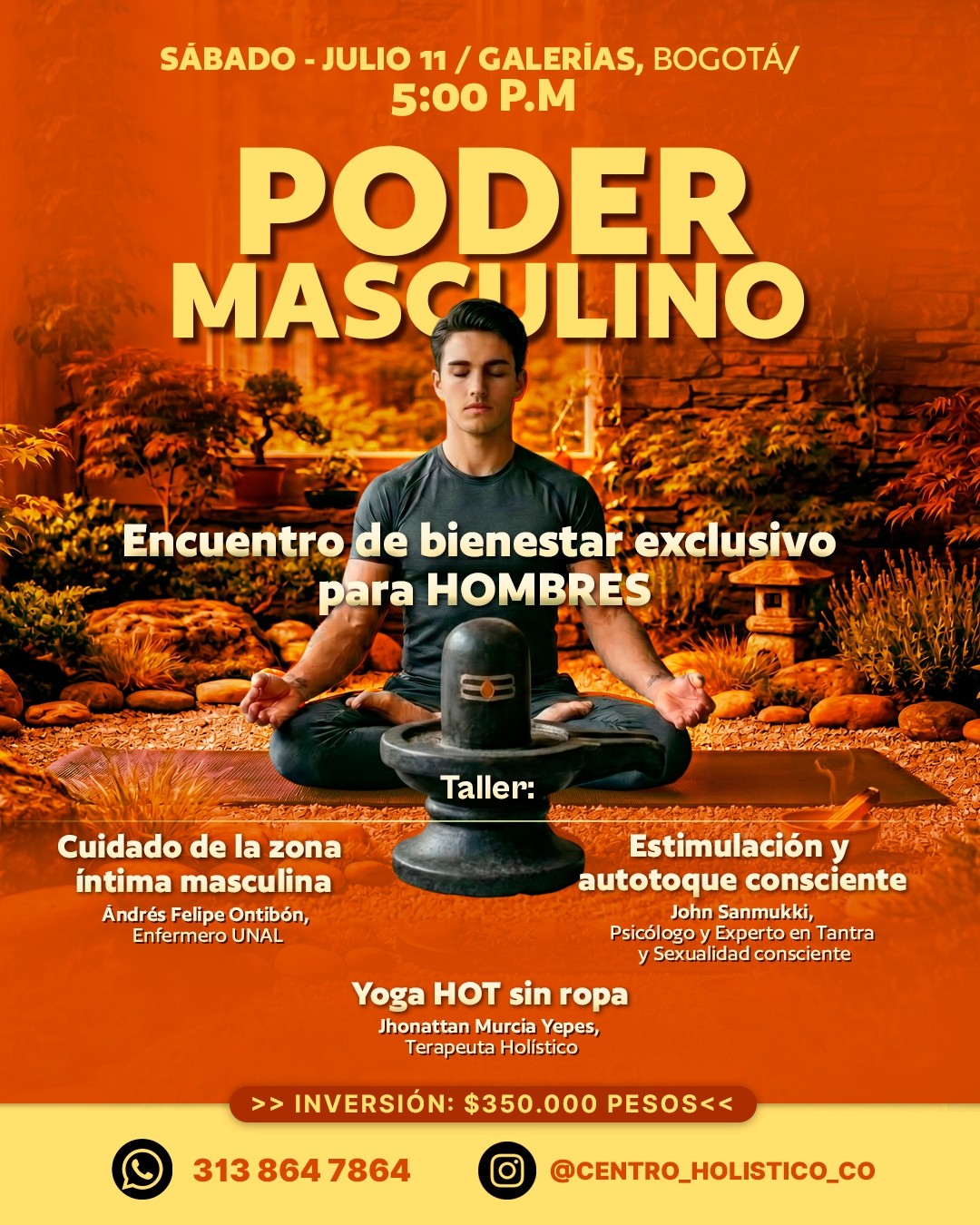TALLER PODER MASCULINO en BOGOT�